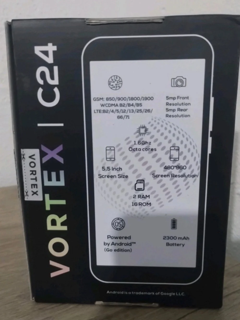 Vortex C24 Cellular 5.5” 16GB Unlocked